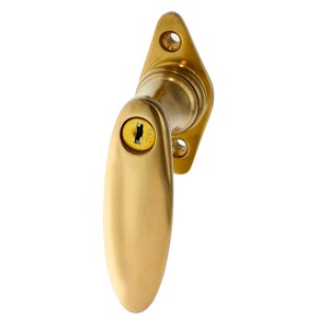 Halbolive Jugendstil patiniert ovale Form in matt gold